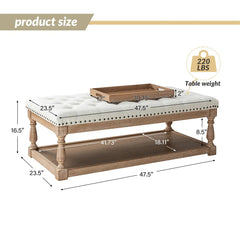 Wholesale Jordan Upholstered Storage Ottoman