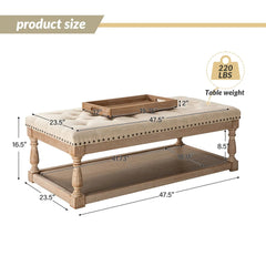 Wholesale Jordan Upholstered Storage Ottoman