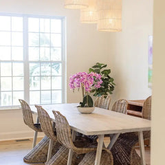 Wholesale The Beaufort Hand-Woven Rattan and Metal Chair