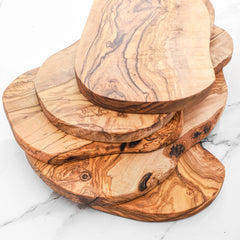 Wholesale Irregular Olive Wood Cutting Board – Rustic Handmade Style