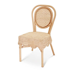 Wholesale Scalloped Rattan Bistro Chair