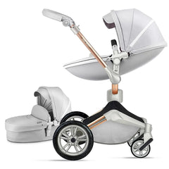 Wholesale Baby Stroller: Height-Adjustable Seat and Reclining Baby Car