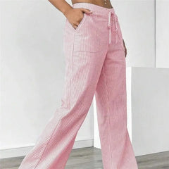 Wholesale Casual Striped Trousers- Versatile And Stylish