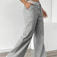 Wholesale Casual Striped Trousers- Versatile And Stylish