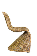 Wholesale The Beaufort Hand-Woven Rattan and Metal Chair