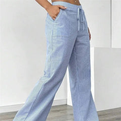 Wholesale Casual Striped Trousers- Versatile And Stylish