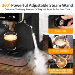 Wholesale 20 Bar Espresso Machine for Home and Office