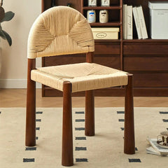 Wholesale Natural Wood Woven Outdoor Dining Chair