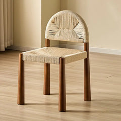 Wholesale Natural Wood Woven Outdoor Dining Chair