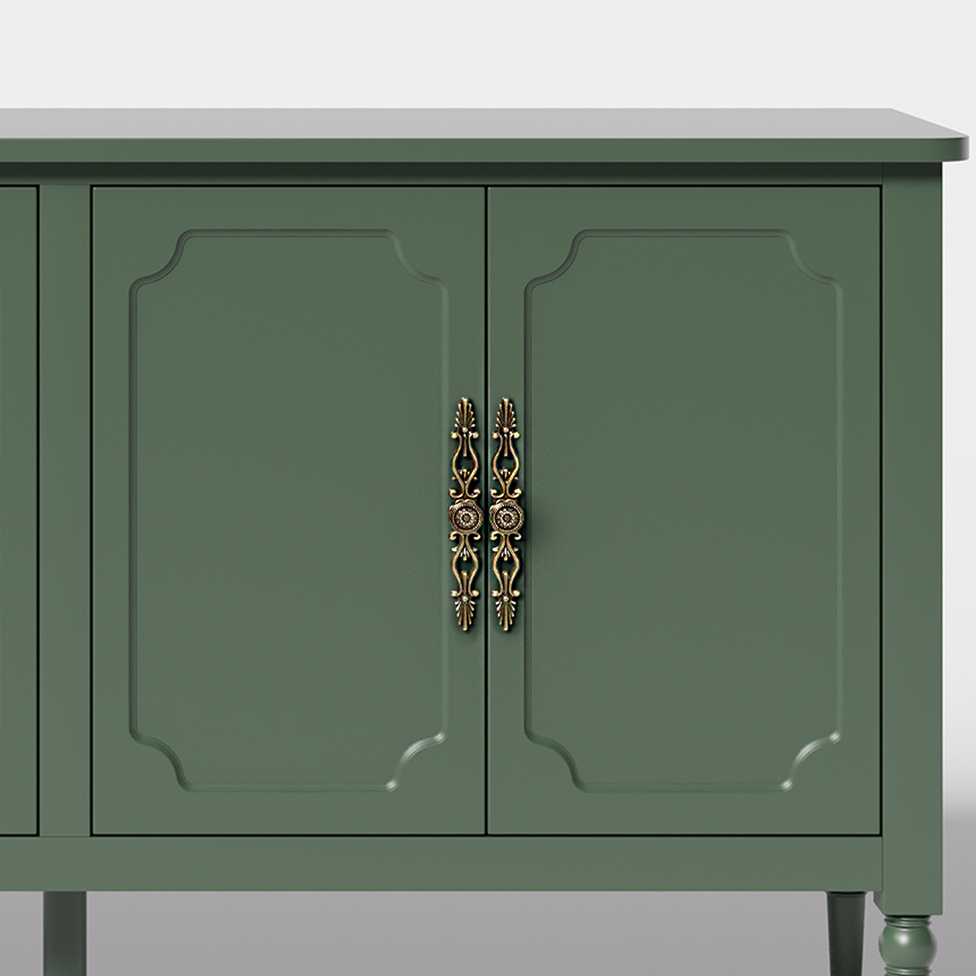 Wholesale Console Cabinet, 58'' Mid Century Modern Pantry Cabinet
