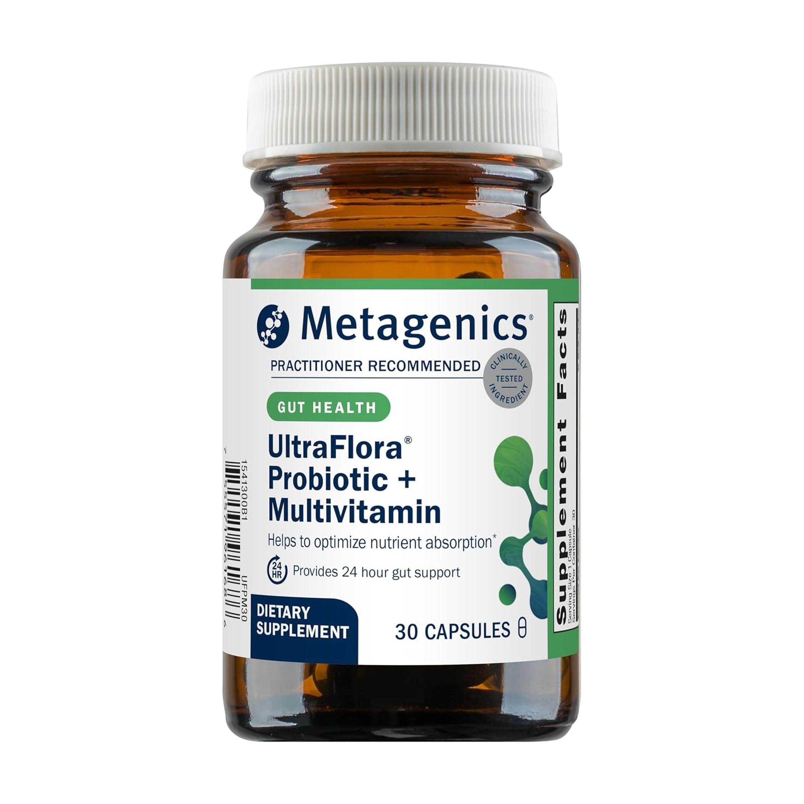 Metagenics UltraFlora Spectrum - Digestive & Immune Health Supplement* - Daily Probiotic - Non-GMO & Gluten-Free - 60 Capsules