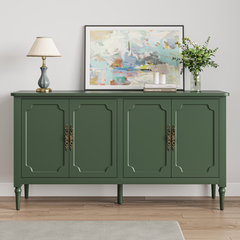 Wholesale Console Cabinet, 58'' Mid Century Modern Pantry Cabinet