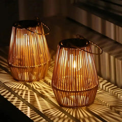 Wholesale Solar Rattan Lantern
